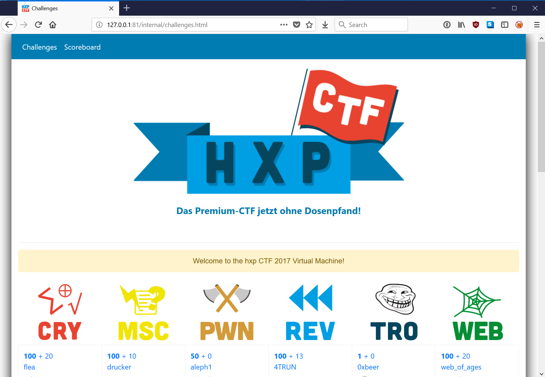 hxp CTF 2017 VM Interface